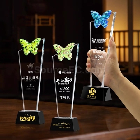 禮品訂造水晶獎座紀念品