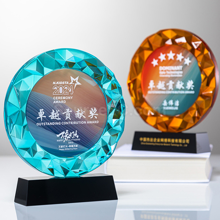 禮品訂造水晶獎座紀念品
