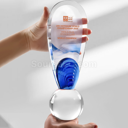 禮品訂造創意水晶獎座紀念品