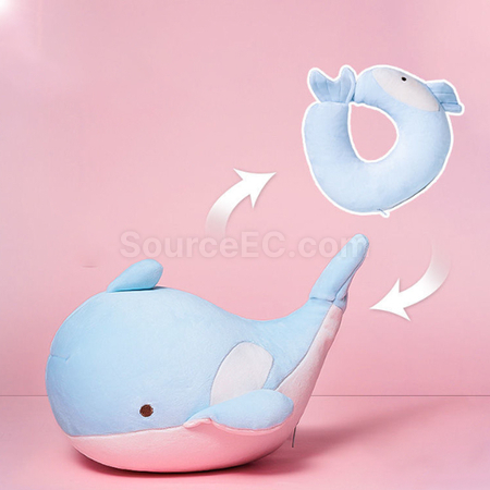 禮品訂造二合一動物頸枕紀念品