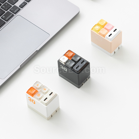 禮品訂造PD30w氮化鎵水晶插蘇紀念品