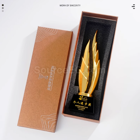 禮品訂造金屬水晶獎座紀念品