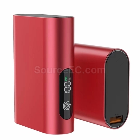 禮品訂造觸摸顯屏快充移動電源紀念品