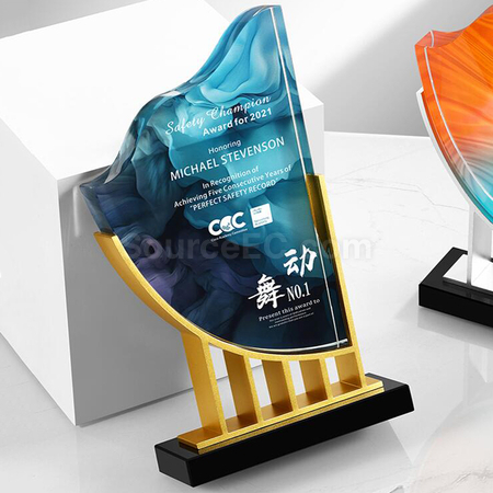 禮品訂造創意水晶獎座紀念品