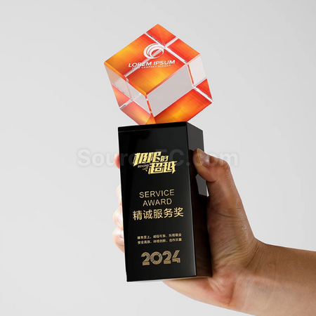禮品訂造創意水晶獎座紀念品