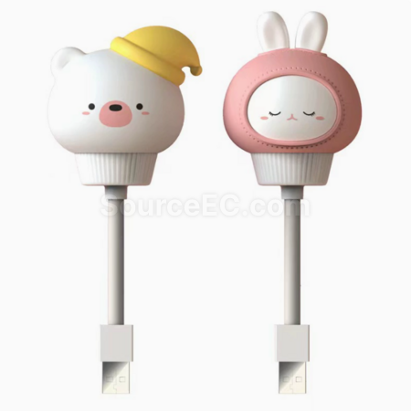 禮品訂造智慧語音控制聲控小夜燈usb插電紀念品