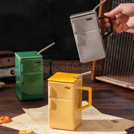禮品訂造冰箱造型馬克杯紀念品