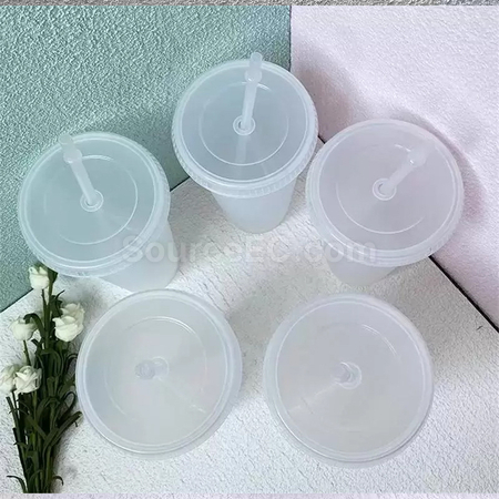 禮品訂造PP粗吸管杯紀念品