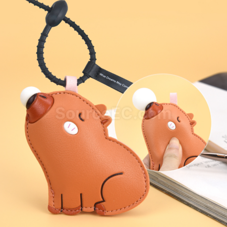禮品訂造PU動物解壓鑰匙扣掛件紀念品
