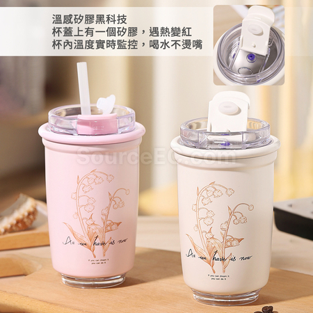 禮品訂造不銹鋼雙飲咖啡杯紀念品