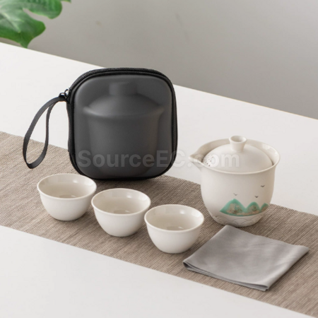 禮品訂造商務禮品旅行茶具套裝紀念品