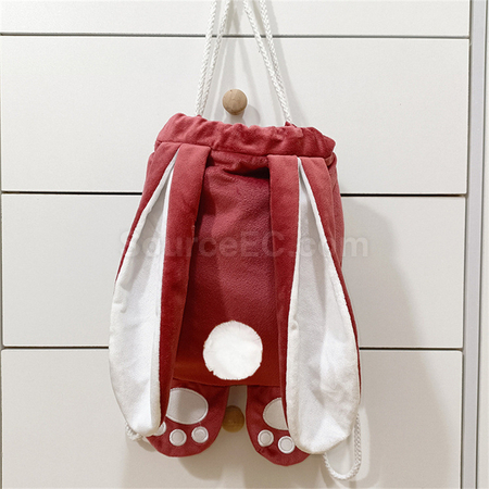禮品訂造絨布復活節兔子背包紀念品