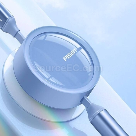 禮品訂造三合一伸縮快充充電線紀念品