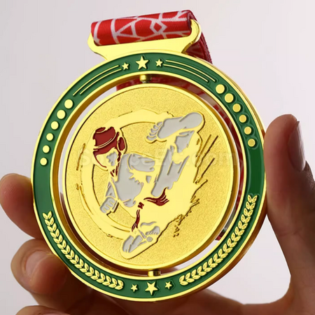 禮品訂造跆拳道金屬獎牌紀念品