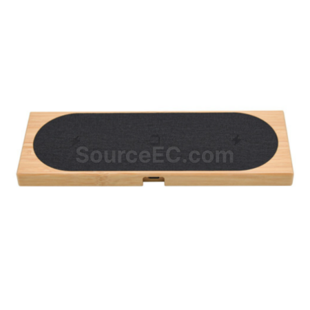禮品訂造竹木三合一磁吸無線充紀念品