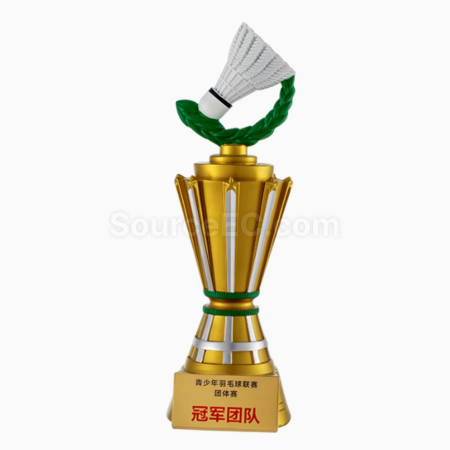 羽毛球樹脂獎座