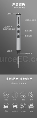 禮品訂造多合一電動螺絲刀套裝紀念品