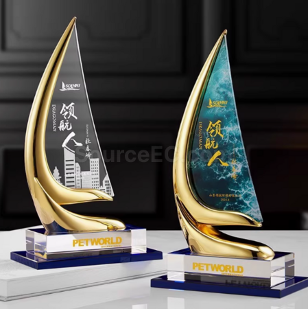 禮品訂造帆船獎座紀念品