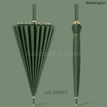 禮品訂造24骨長柄雨傘紀念品