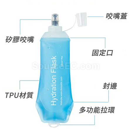 禮品訂造運動摺疊軟水壺紀念品