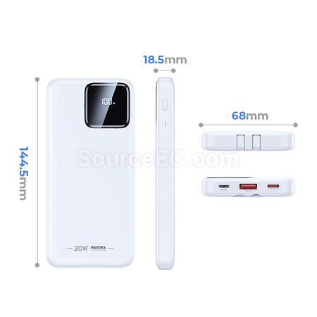 禮品訂造3C認證帶線移動電源快充紀念品