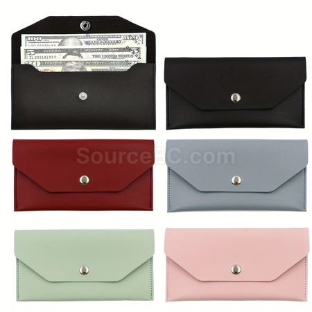 PU皮革多功能信封錢包