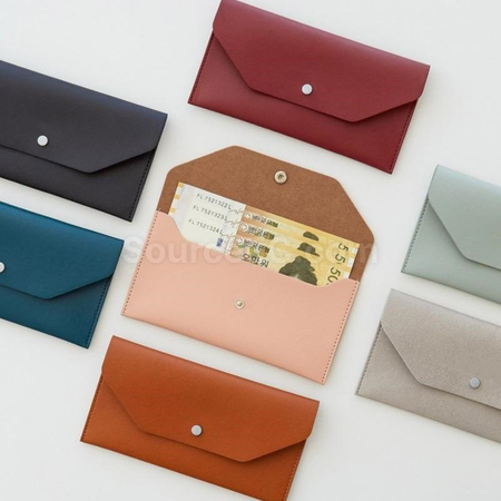 禮品訂造PU皮革多功能信封錢包紀念品