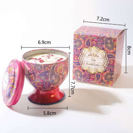 禮品訂造高腳杯乾花香薰蠟燭（可做禮盒）紀念品