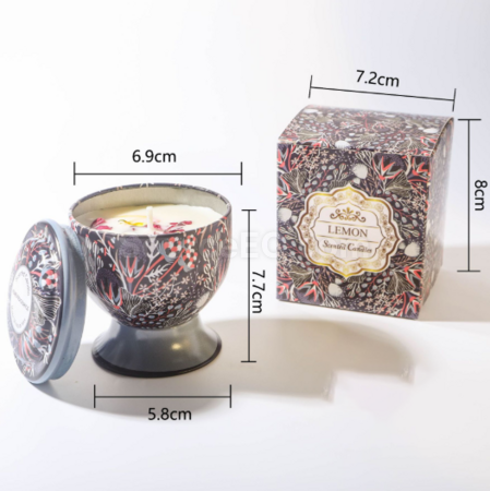 禮品訂造高腳杯乾花香薰蠟燭（可做禮盒）紀念品