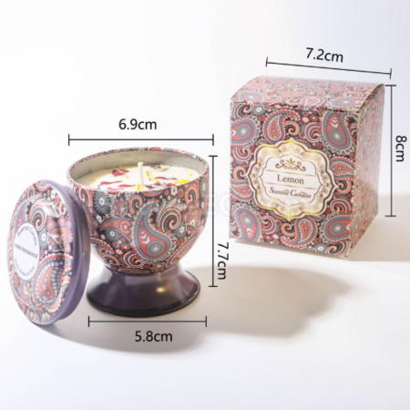 禮品訂造高腳杯乾花香薰蠟燭（可做禮盒）紀念品