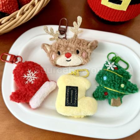 禮品訂造聖誕毛絨胸針/掛件紀念品