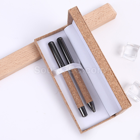 禮品訂造軟木筆禮品套裝紀念品