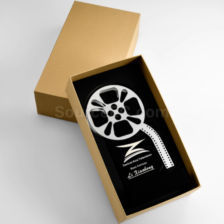 禮品訂造影片水晶獎座紀念品