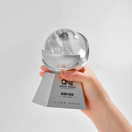 禮品訂造水晶球獎座紀念品