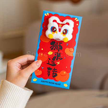 禮品訂造立體刺繡毛公仔利是封紀念品