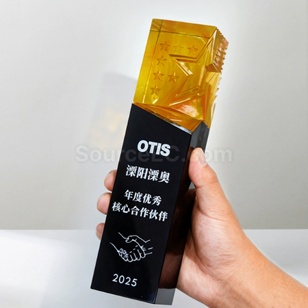 禮品訂造琉璃水晶獎座紀念品