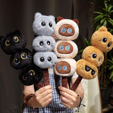禮品訂造糖葫蘆貓咪按摩錘紀念品