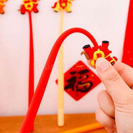 禮品訂造新年小馬搖搖樂中性筆紀念品