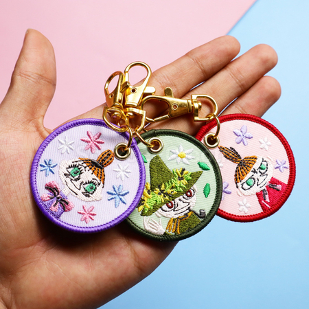 禮品訂造刺繡掛件繡花鑰匙扣紀念品