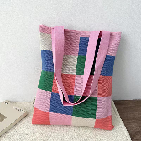 禮品訂造針織手提肩背2用袋紀念品