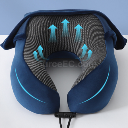禮品訂造連帽護頸u型枕紀念品
