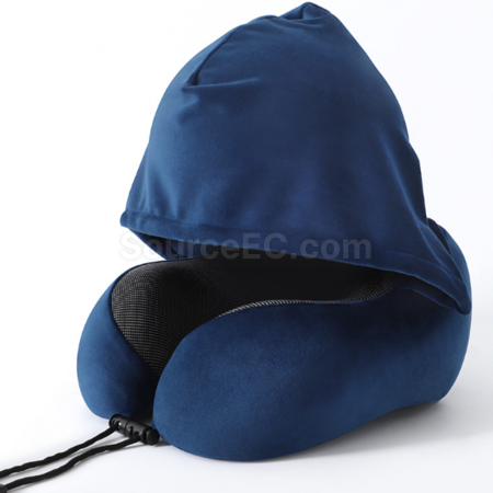 禮品訂造連帽護頸u型枕紀念品
