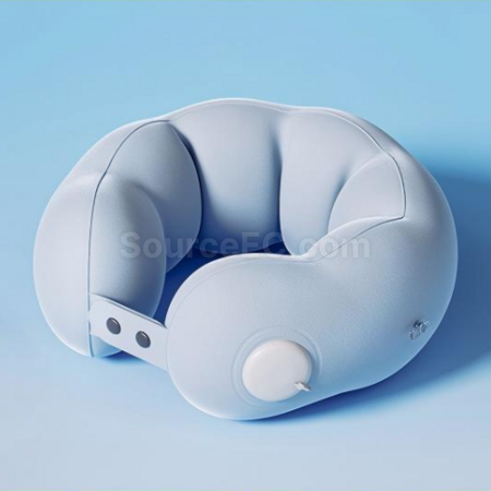 禮品訂造按壓充氣u型枕紀念品