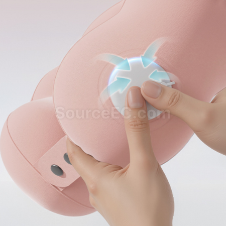 禮品訂造按壓充氣u型枕紀念品