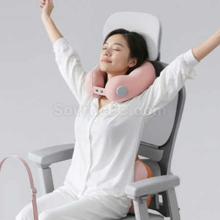 禮品訂造按壓充氣u型枕紀念品