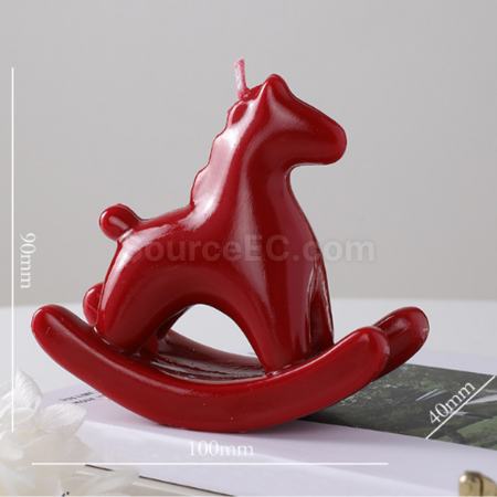 禮品訂造新年搖搖馬香薰蠟燭紀念品