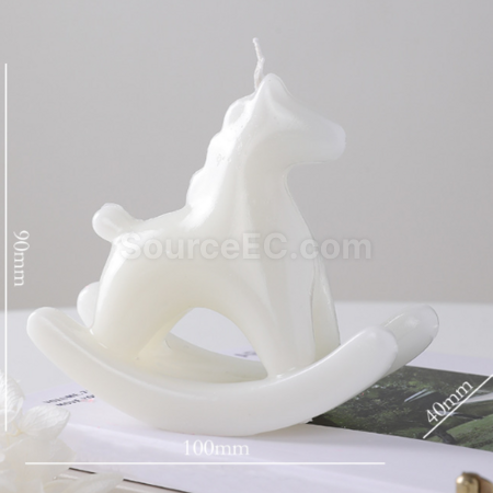 禮品訂造新年搖搖馬香薰蠟燭紀念品