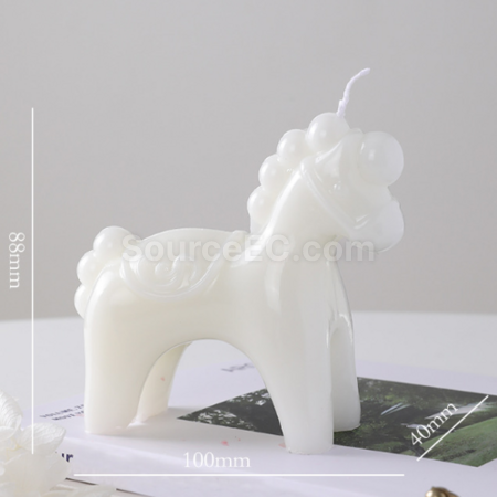 禮品訂造新年搖搖馬香薰蠟燭紀念品