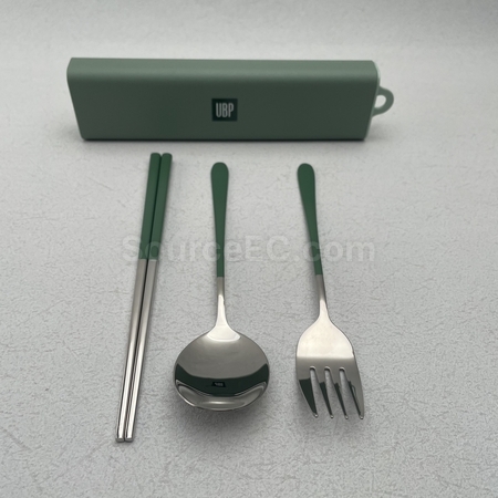 便攜可重用餐具 | 筷子套裝 | 環保餐具套裝 | 環保棉袋木製餐具套裝 | 不銹鋼環保餐具