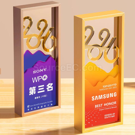 禮品訂造2026水晶獎座紀念品